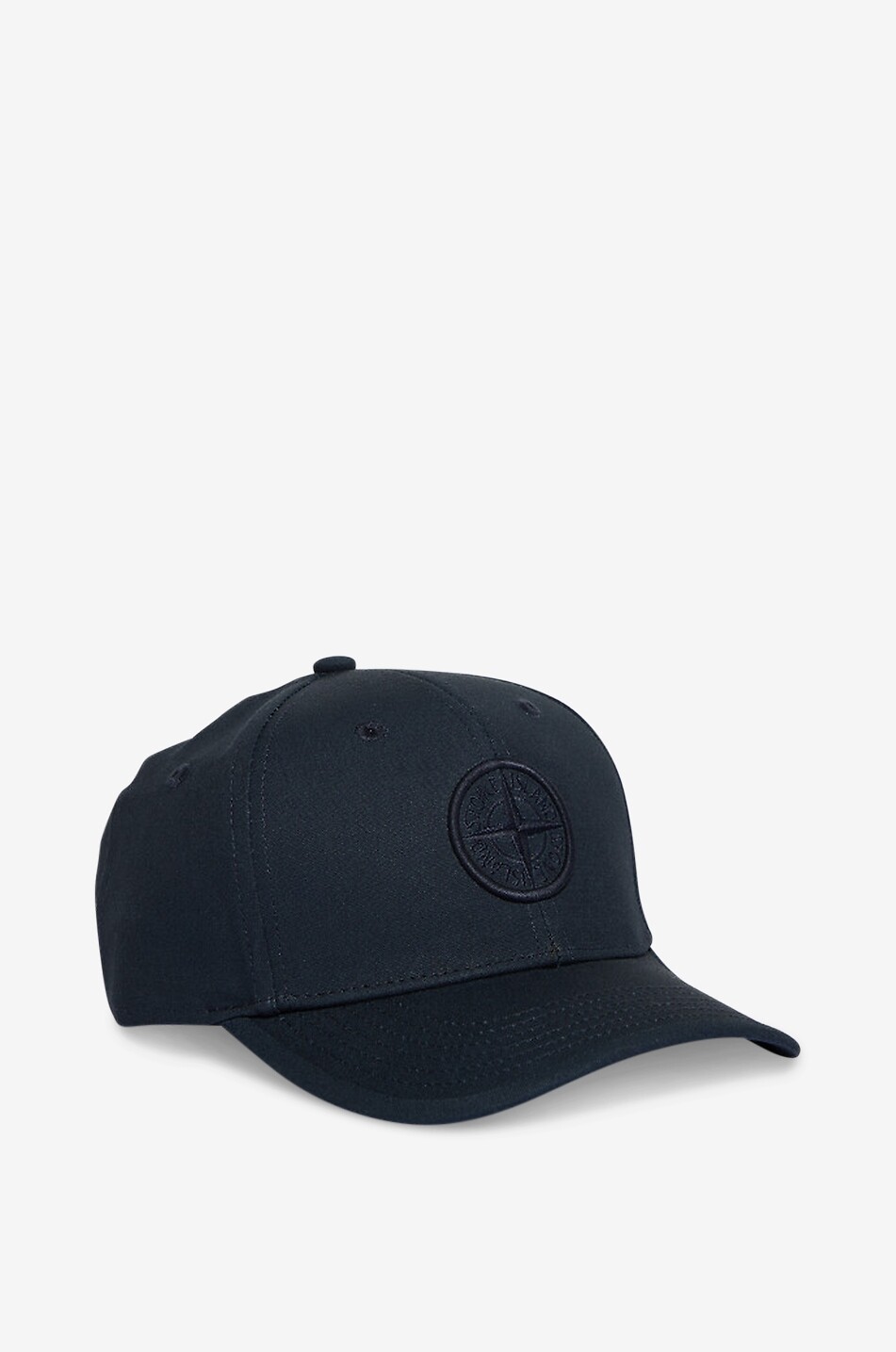 STONE ISLAND JUNIOR Logo embroidered canvas children's cap Boy DARK BLUE 2