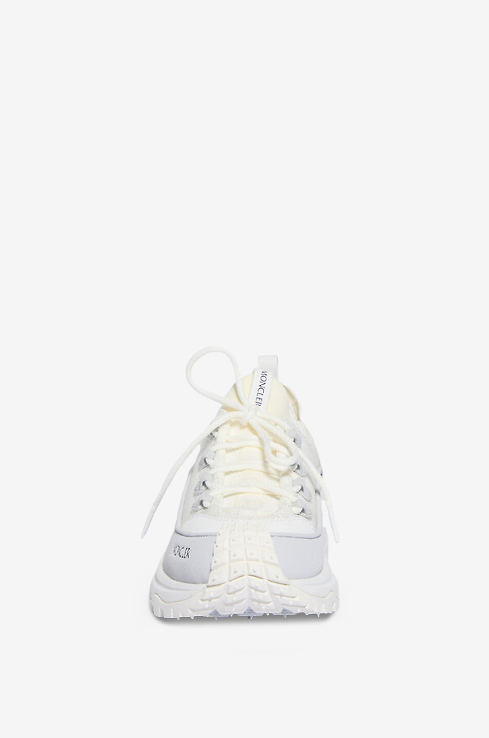 MONCLER GRENOBLE Niedrige Schnürsneakers aus Mesh Trailgrip Lite3 Damen WEISS 2