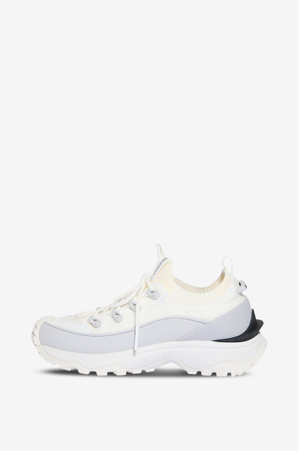 MONCLER GRENOBLE Niedrige Schnürsneakers aus Mesh Trailgrip Lite3 Damen WEISS 3