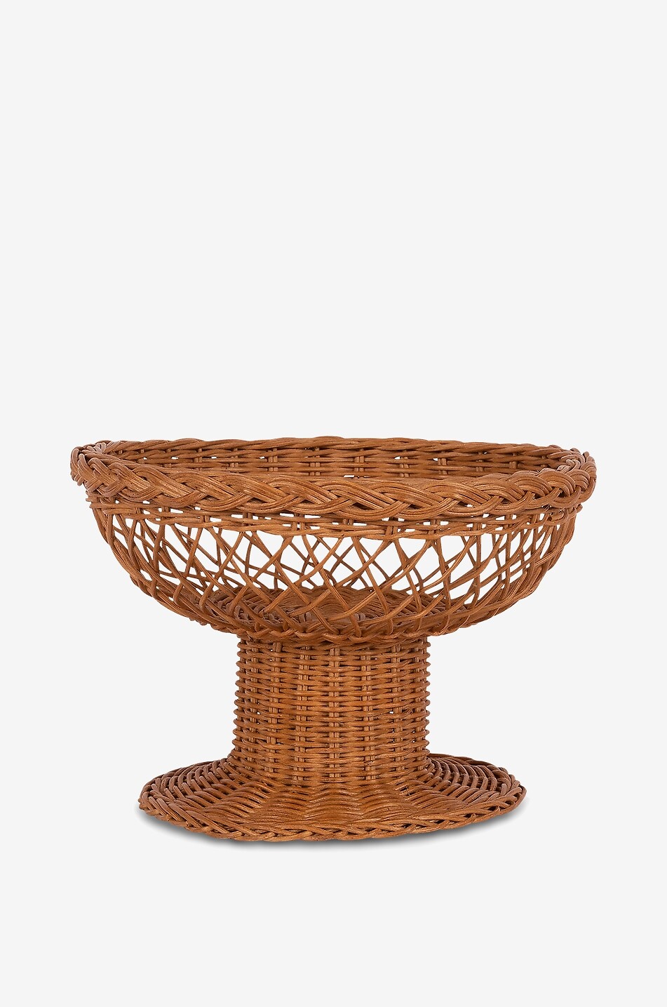 SHARLAND ENGLAND Corbeille à fruits arrondie en rotin Peche Maison MARRON 1