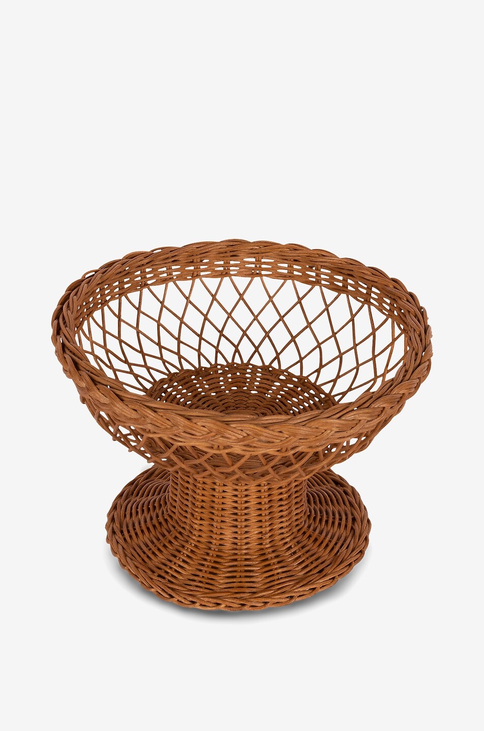 SHARLAND ENGLAND Corbeille à fruits arrondie en rotin Peche Maison MARRON 2