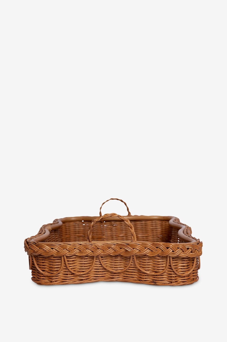 Plateau tressé en rotin Hadley