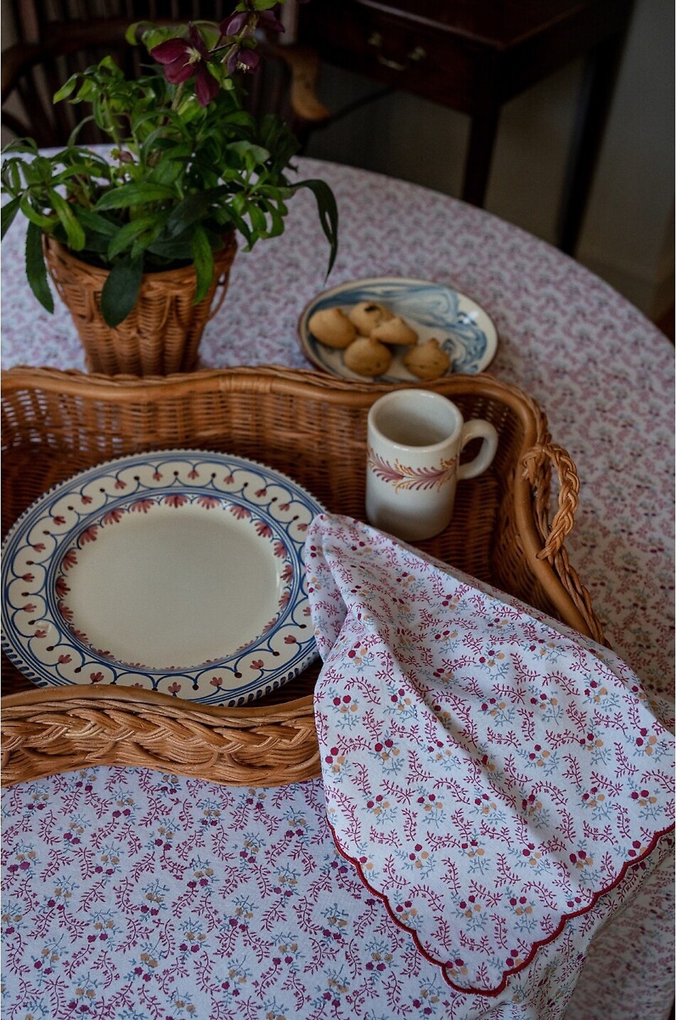SHARLAND ENGLAND Assiette plate en argile à motif fantaisie Honor Maison MULTICOLORE 3