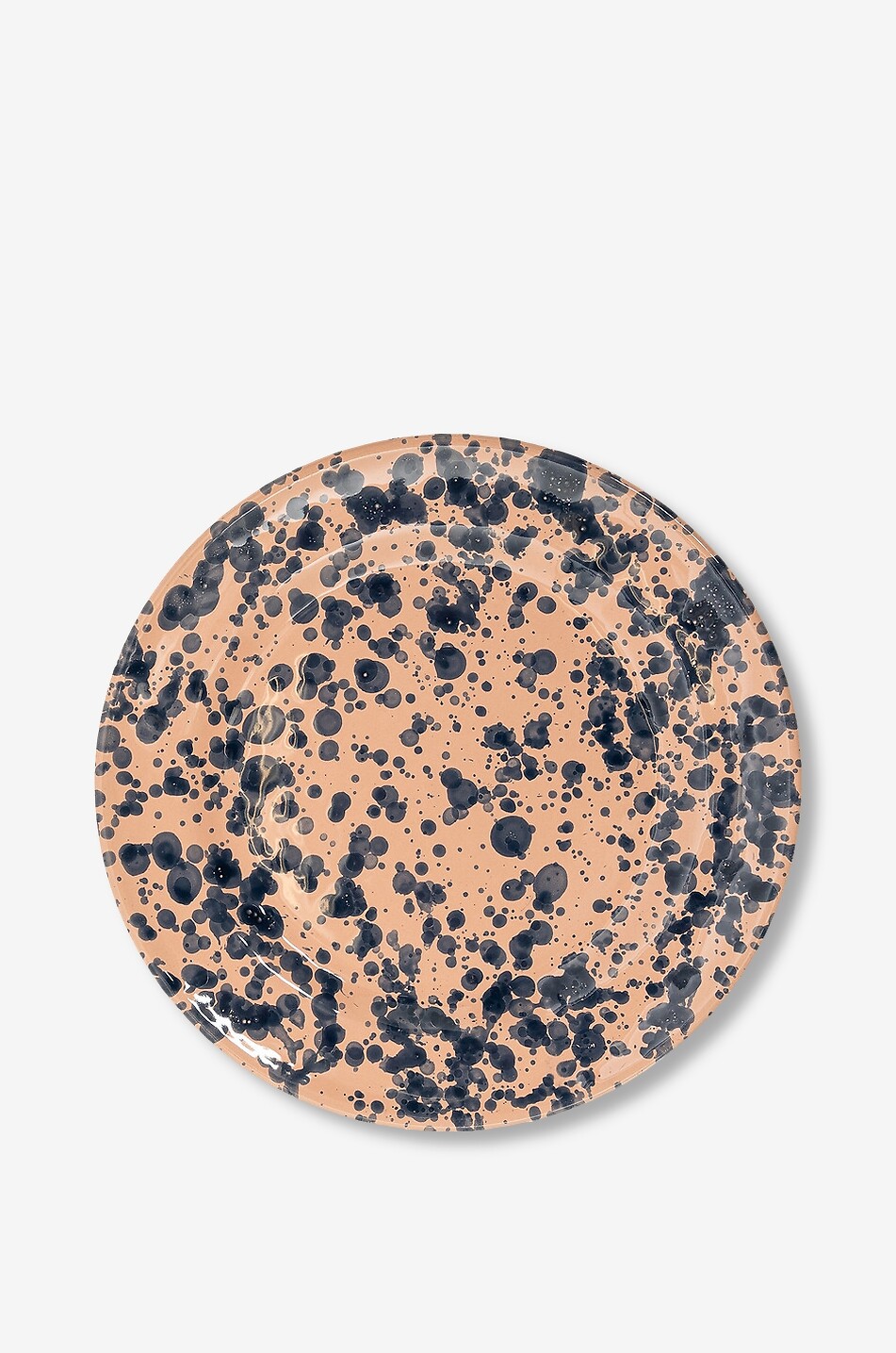 SHARLAND ENGLAND Splatter speckled clay round plate Home MULTI COLOURED 1