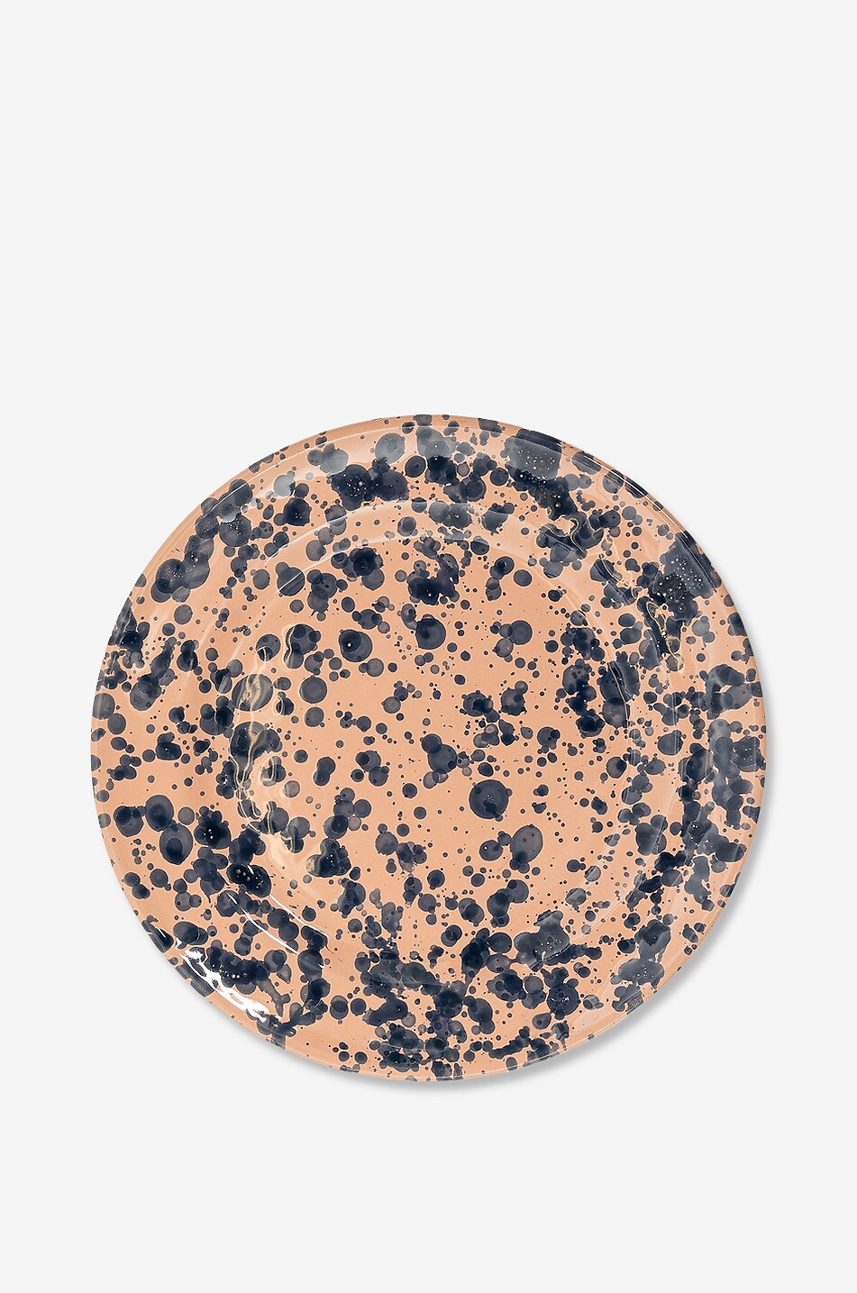 SHARLAND ENGLAND Assiette ronde en argile à motif fantaisie Splatter Maison MULTICOLORE 1