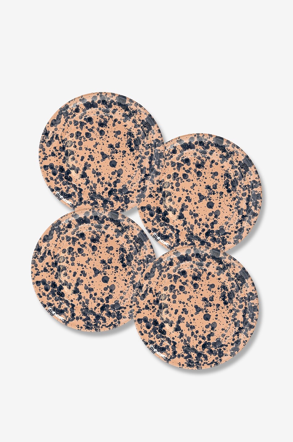 SHARLAND ENGLAND Assiette ronde en argile à motif fantaisie Splatter Maison MULTICOLORE 2