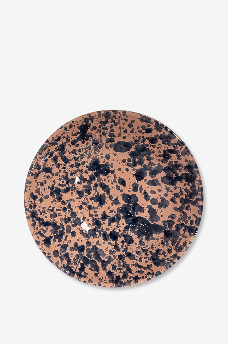 SHARLAND ENGLAND Splatter speckled clay round soup plate Home MULTI COLOURED 2