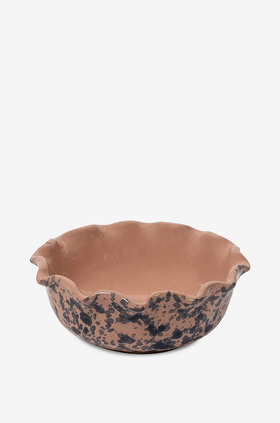 SHARLAND ENGLAND Splatter Scallop Pink and Blue speckled clay bowl Home MULTI COLOURED 2