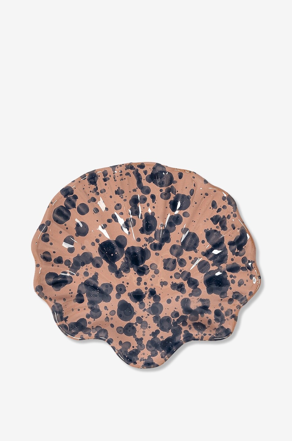 SHARLAND ENGLAND Coupelle en argile motif fantaisie Splatter Coquillage Maison MULTICOLORE 2