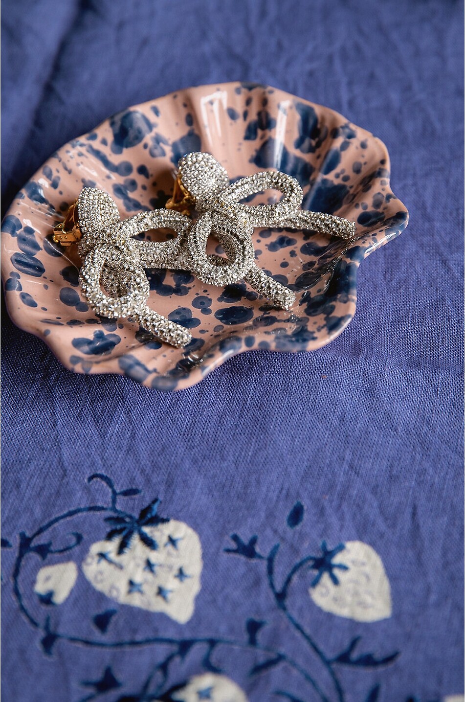 SHARLAND ENGLAND Coupelle en argile motif fantaisie Splatter Coquillage Maison MULTICOLORE 4