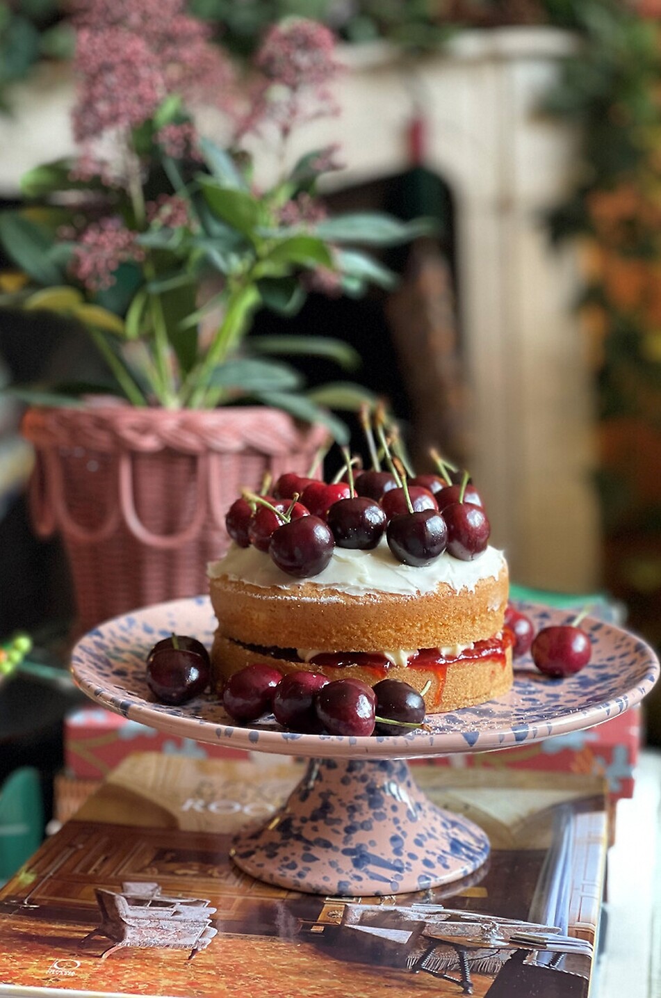 SHARLAND ENGLAND Splatter clay platter with splatter motifs Home MULTI COLOURED 3