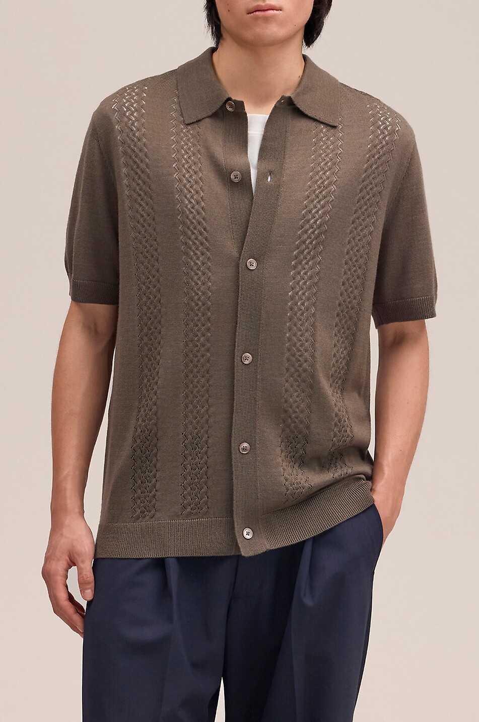 NN07 Hemd aus Wollmischung Thor Herren GRÜN 3