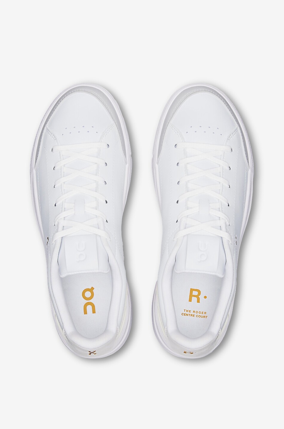 ON The Roger Centre Court lace-up low-top sneakers Women WHITE 5