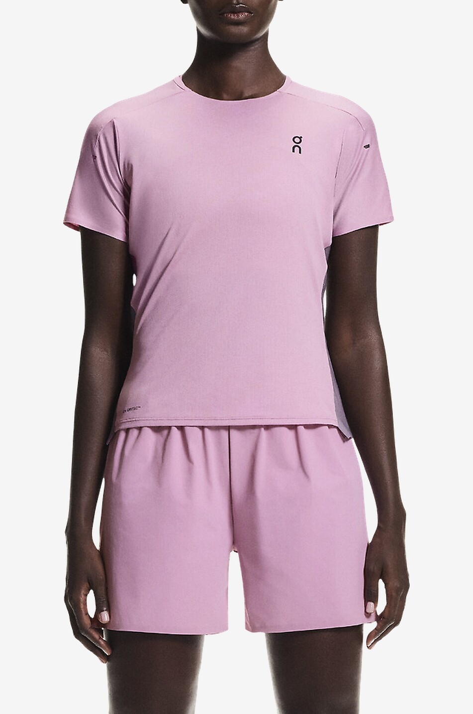 ON T-shirt à manches courtes en tissu technique Performance-T Femme ROSE CLAIR 2
