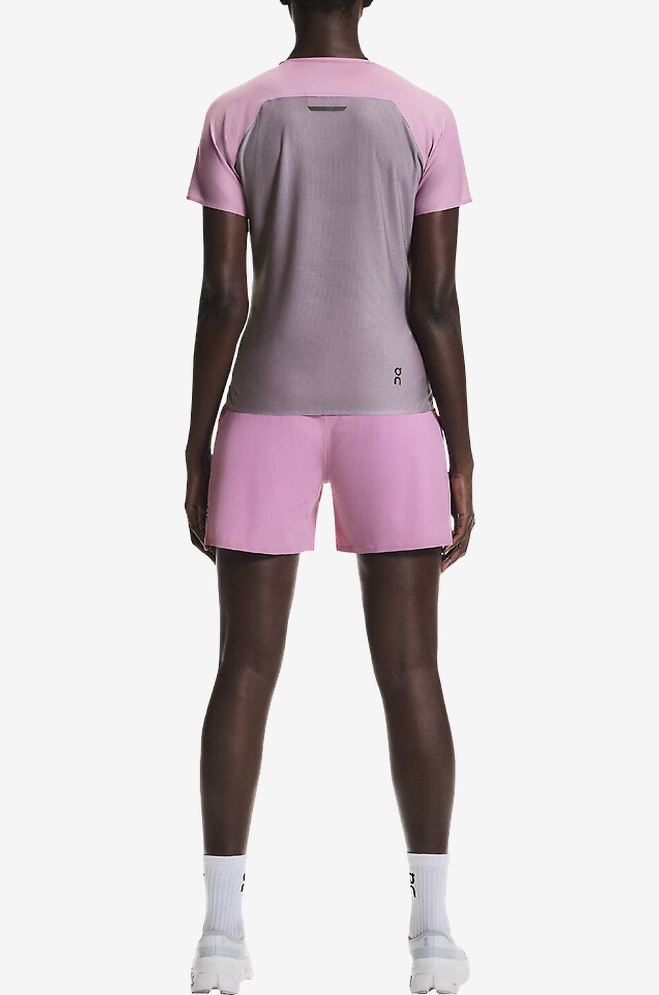 ON T-shirt à manches courtes en tissu technique Performance-T Femme ROSE CLAIR 6