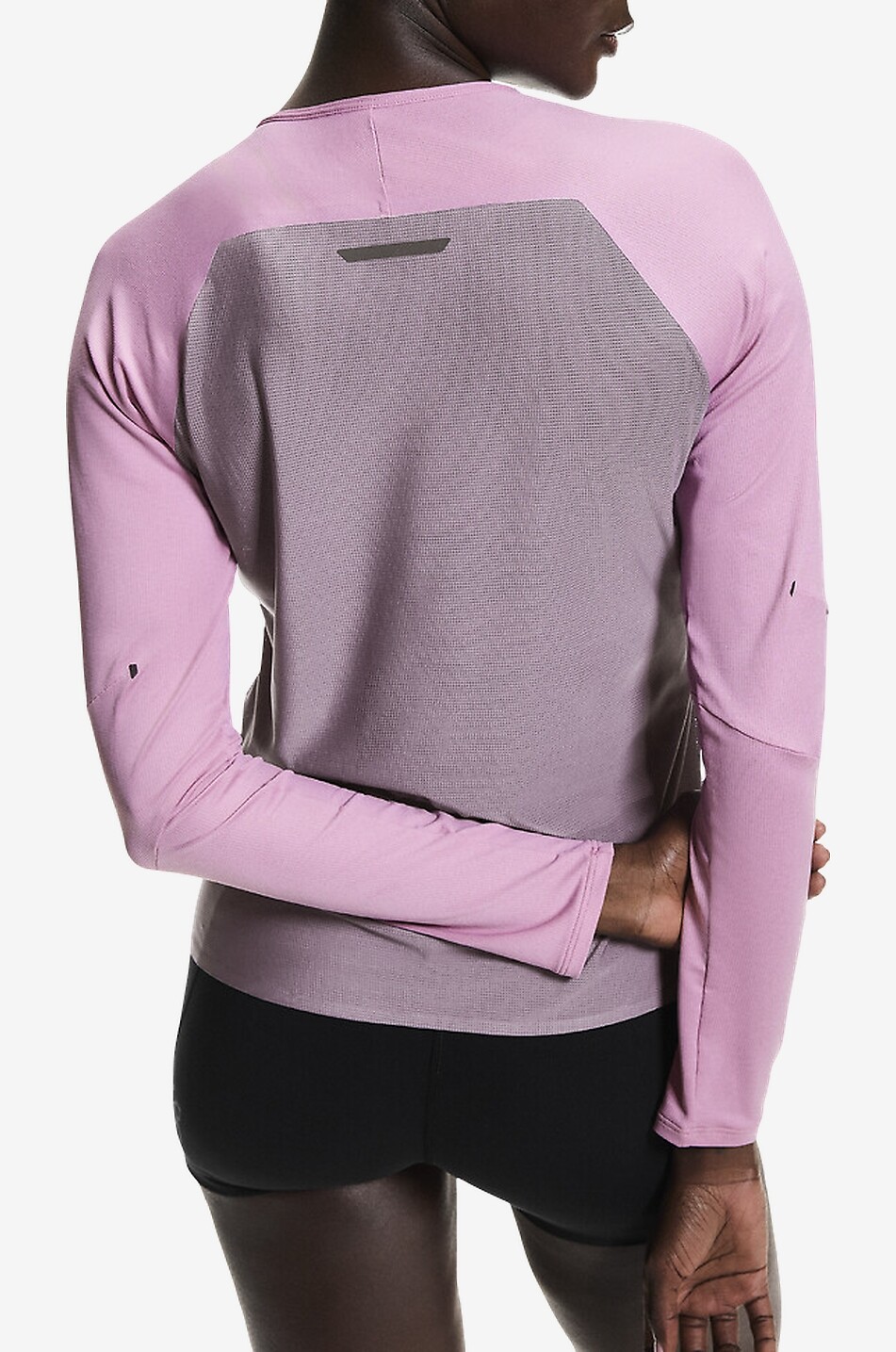 ON T-Shirt mit langen Ärmeln aus technischem Gewebe Performance Long-T Damen HELLROSA 3