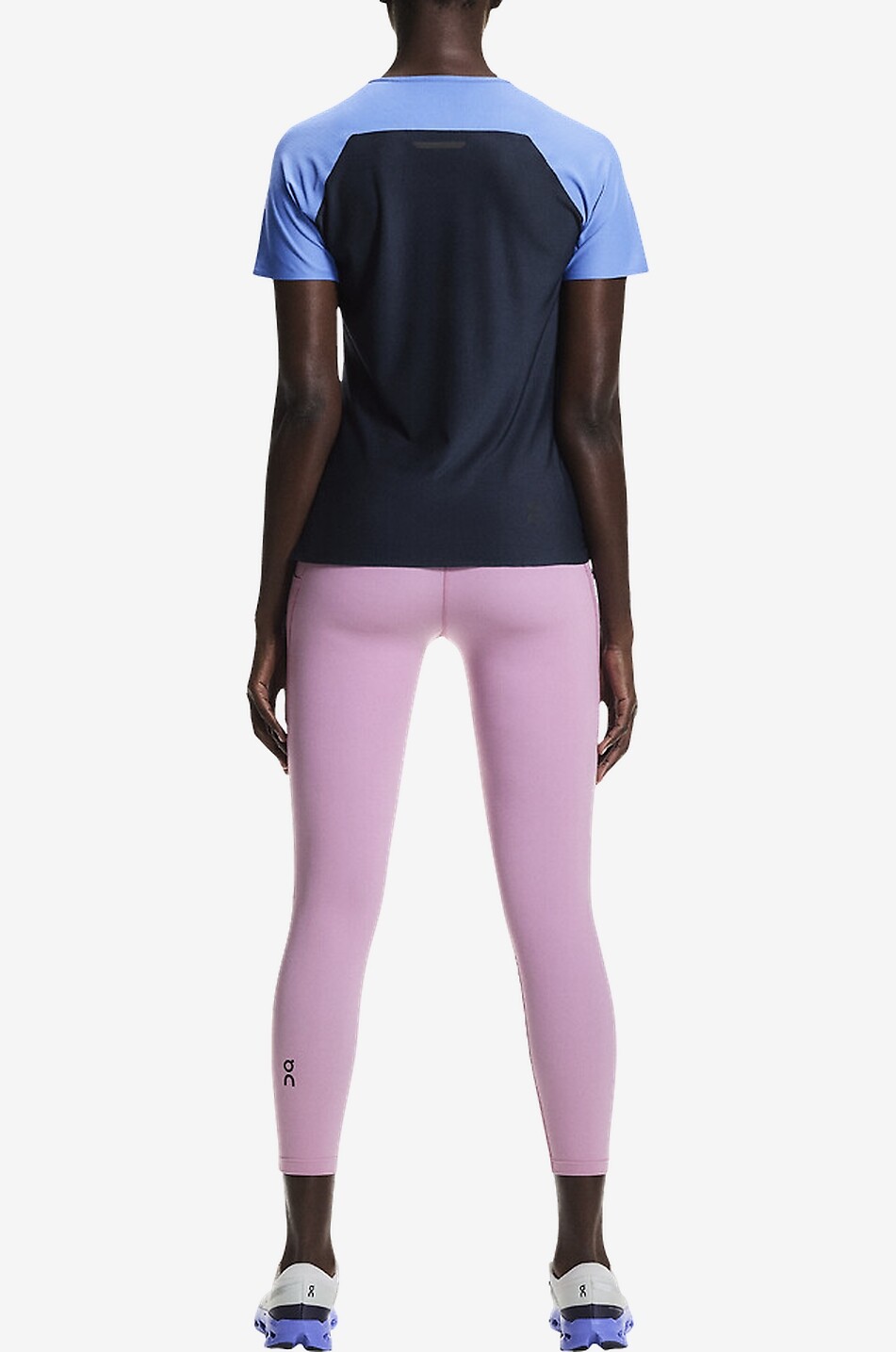 ON Collants trois quarts de course Performance Tights 7/8 Femme ROSE CLAIR 4