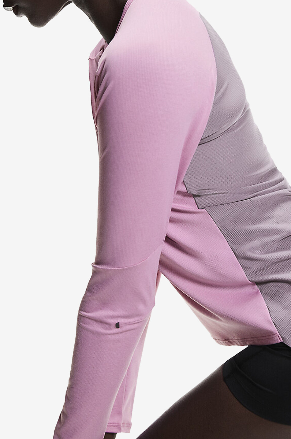 ON T-Shirt mit langen Ärmeln aus technischem Gewebe Performance Long-T Damen HELLROSA 7