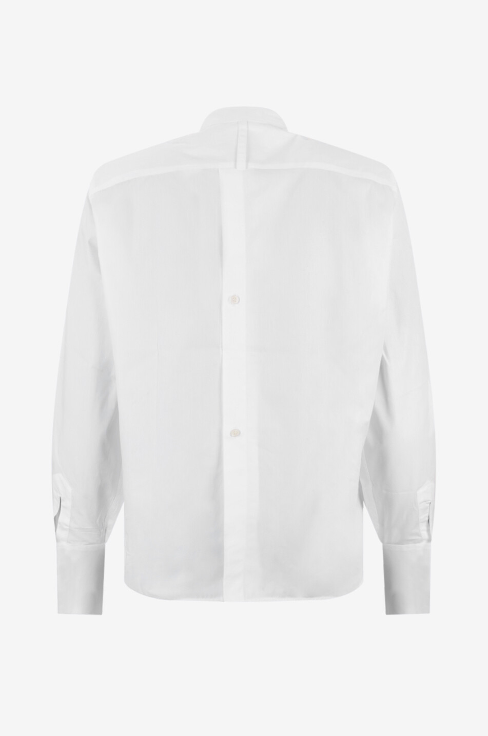 VICTORIA BECKHAM Hemd mit Mandarinkragen und Latz aus Bio-Baumwolle Damen WEISS 2