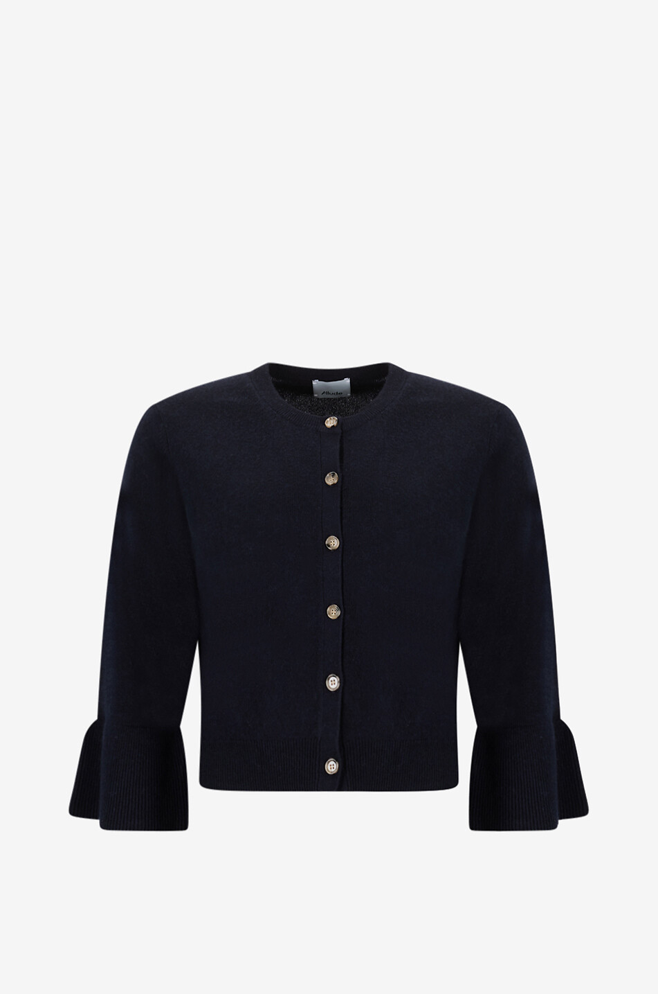 ALLUDE Cardigan mit Rundhalsausschnitt aus Wolle und Kaschmir Damen DUNKELBLAU 1