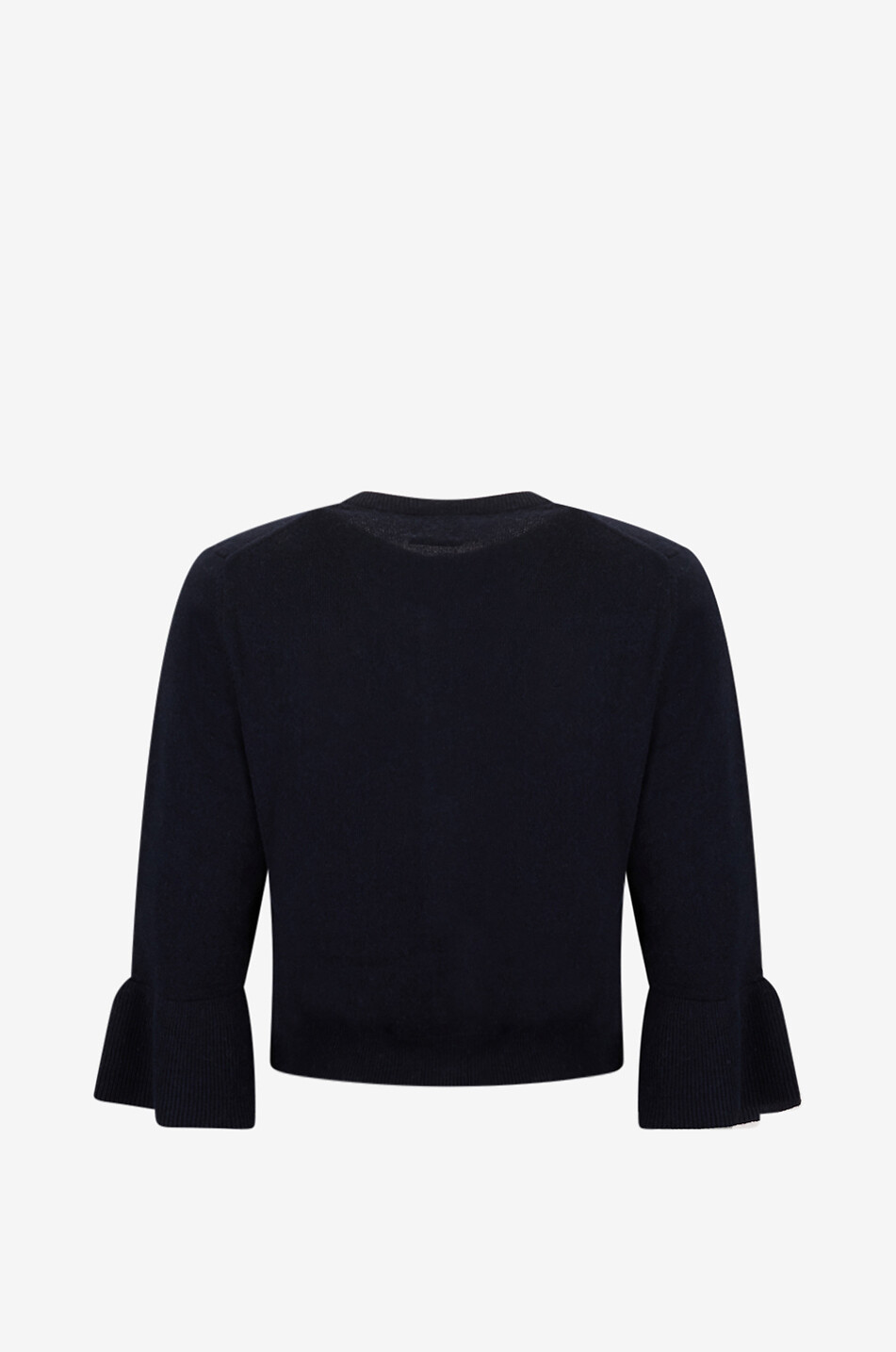 ALLUDE Cardigan mit Rundhalsausschnitt aus Wolle und Kaschmir Damen DUNKELBLAU 3