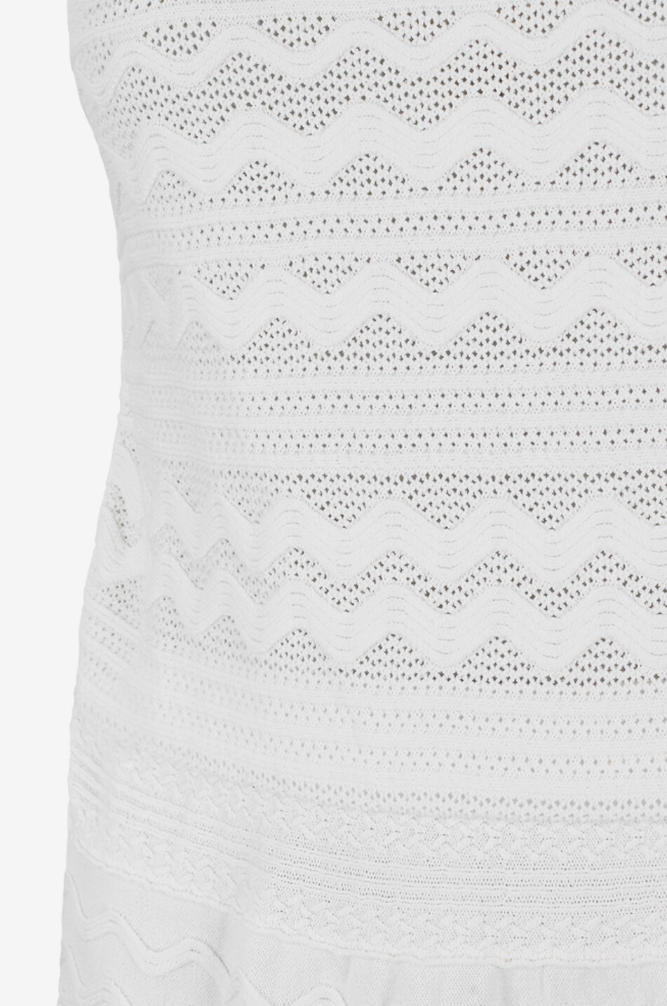 MOLLI Cécilia flared cotton knit midi dress Women EGGSHELL 6