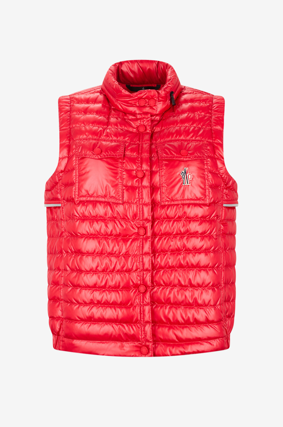Gumiane hooded quilted gilet in technical fabric - MONCLER