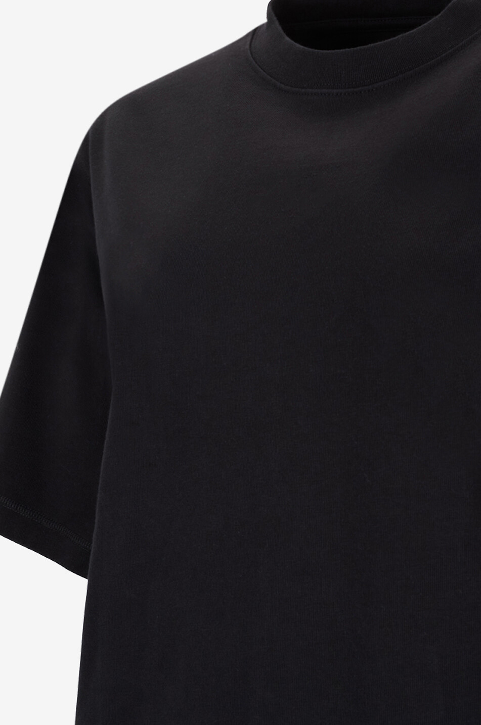 PHOEBE PHILO Oversize-T-Shirt mit Rundhalsausschnitt aus Bio-Baumwolle Damen SCHWARZ 3