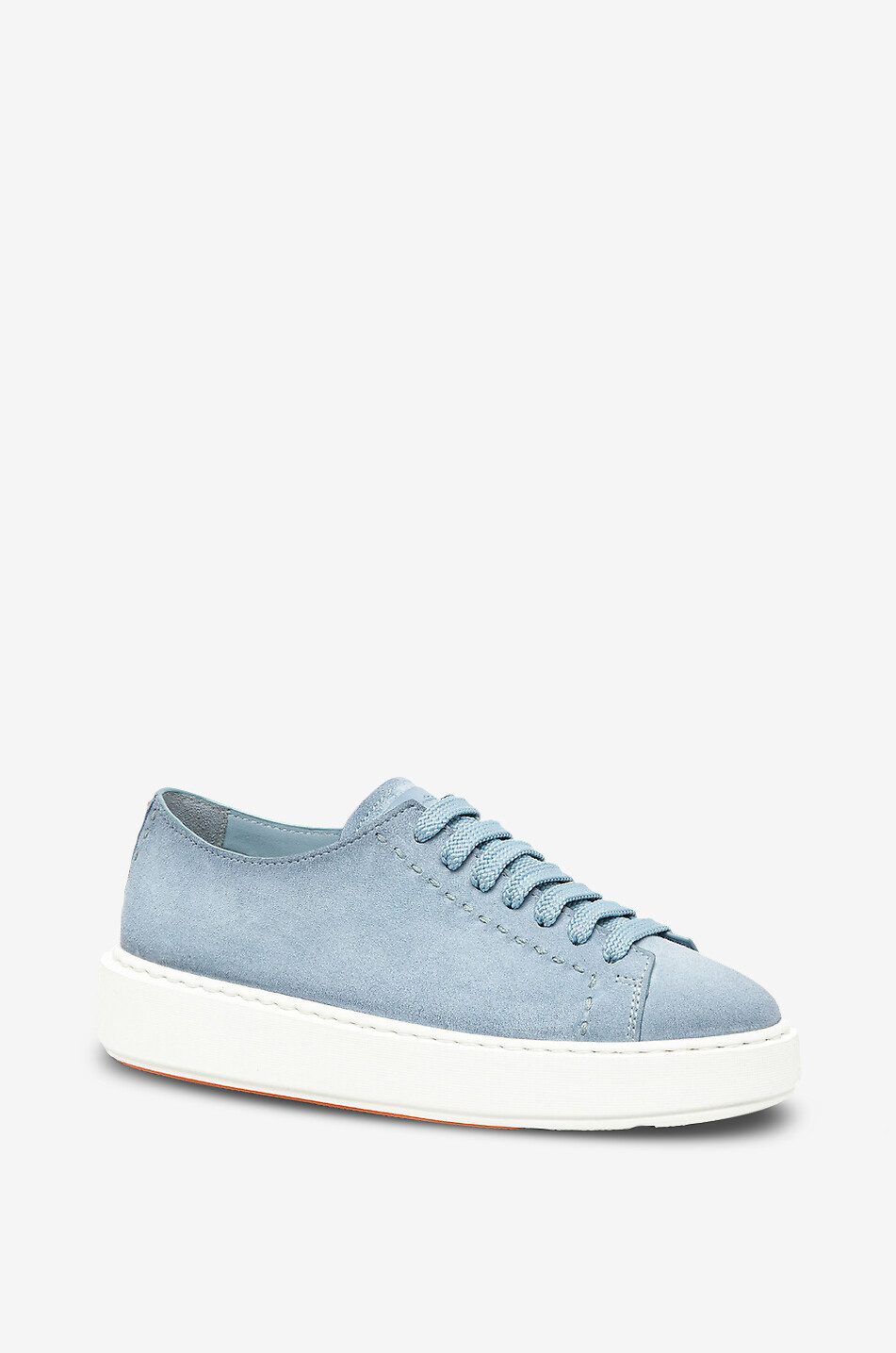 Niedrige Schnürsneakers aus Wildleder Clean-Row