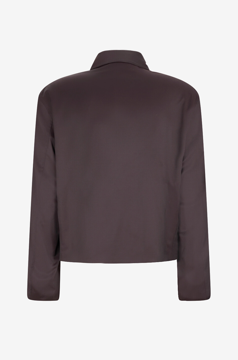 OUR LEGACY Mini Crushed Grape Formflex Weave lightweight wool blend jacket Men BROWN 2