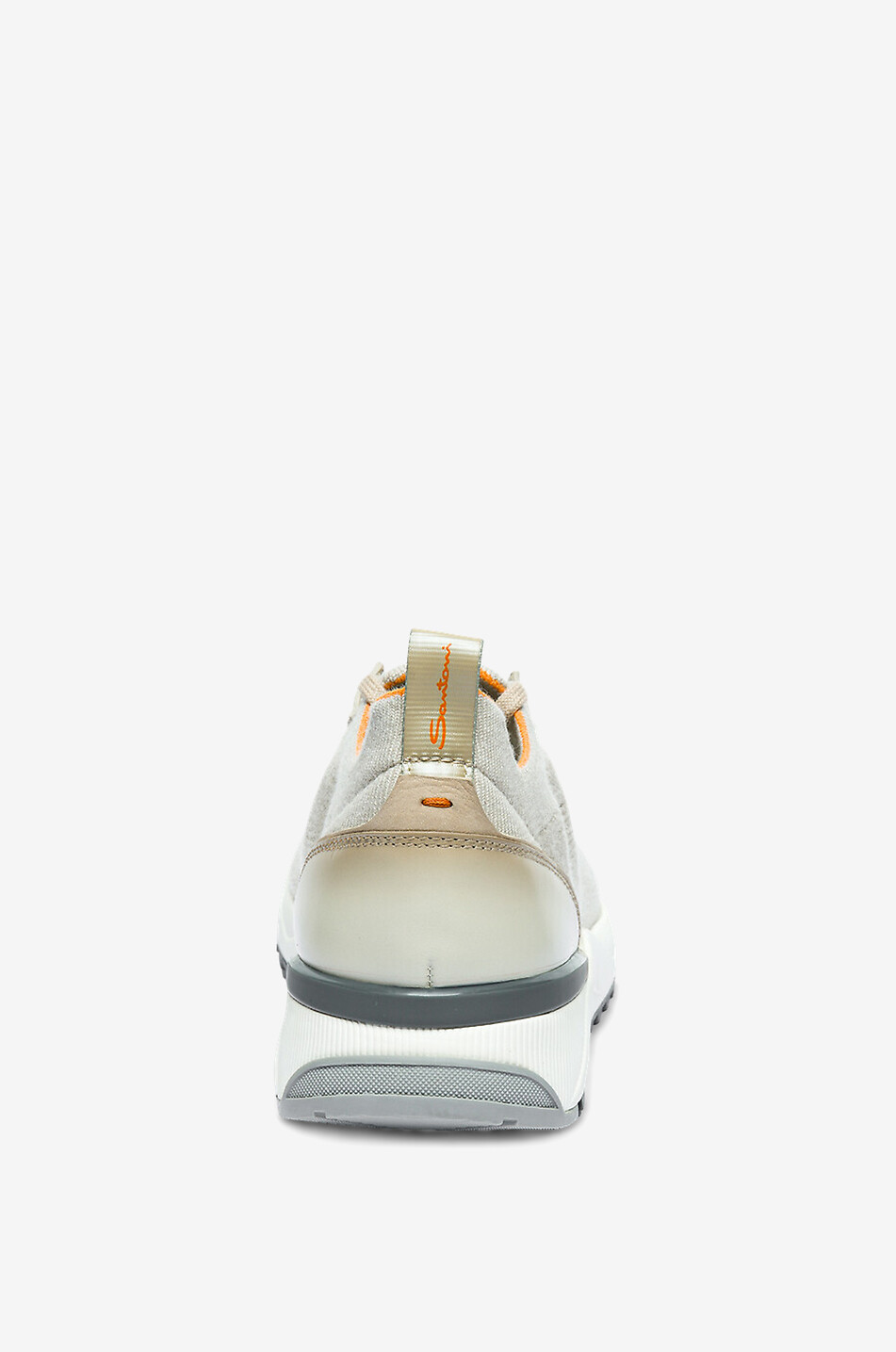 SANTONI Niedrige Strick-Sneakers mit Wildleder Innova Herren BRAUN 7