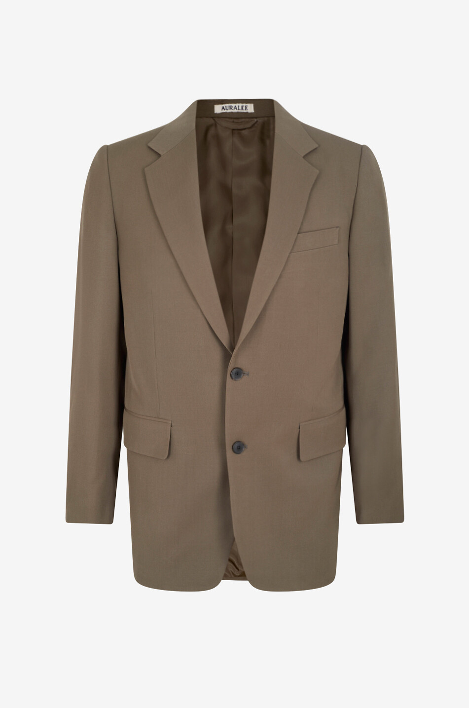 Blazer à boutonnage simple en gabardine de laine Light Wool Max