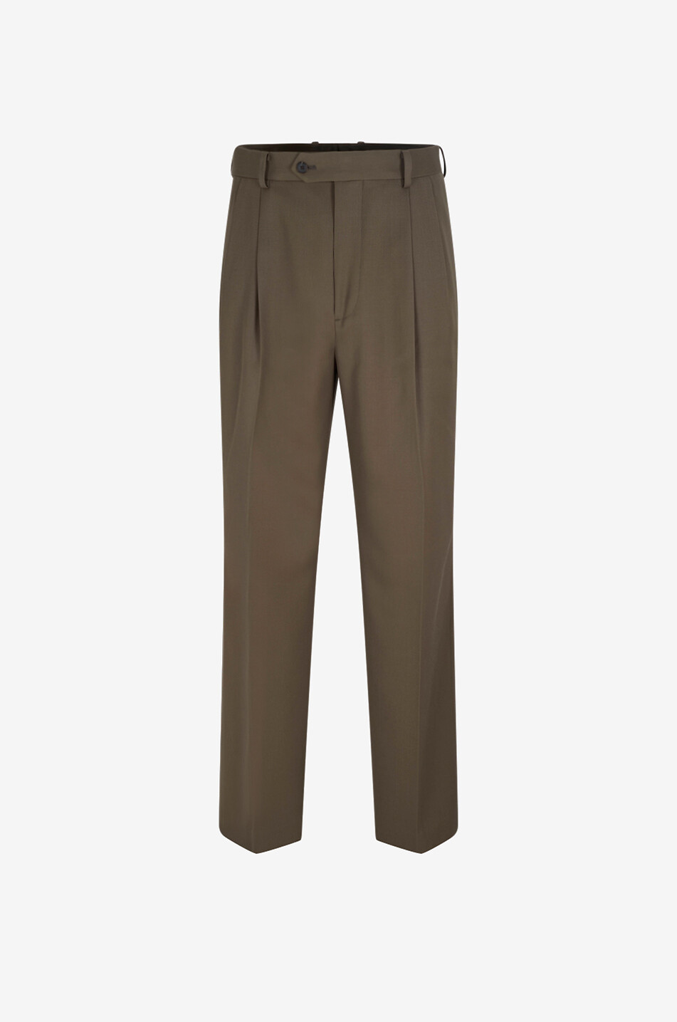 Pantalon à pinces en gabardine Light Wool Max