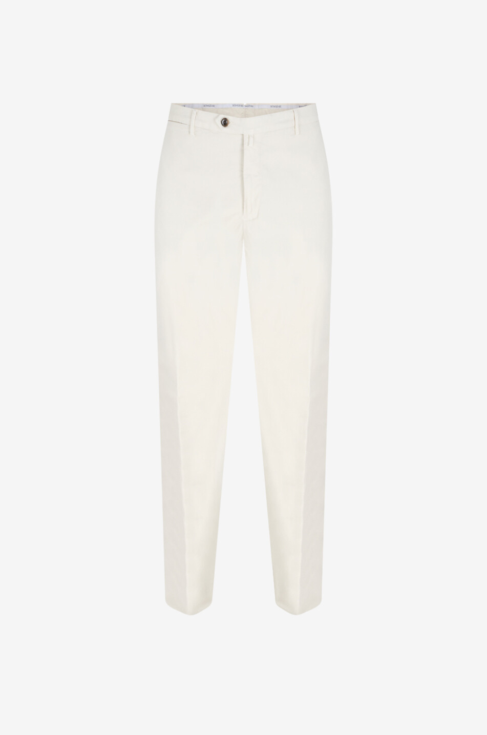 BONGENIE Matteo slim canvas trousers Men EGGSHELL 1