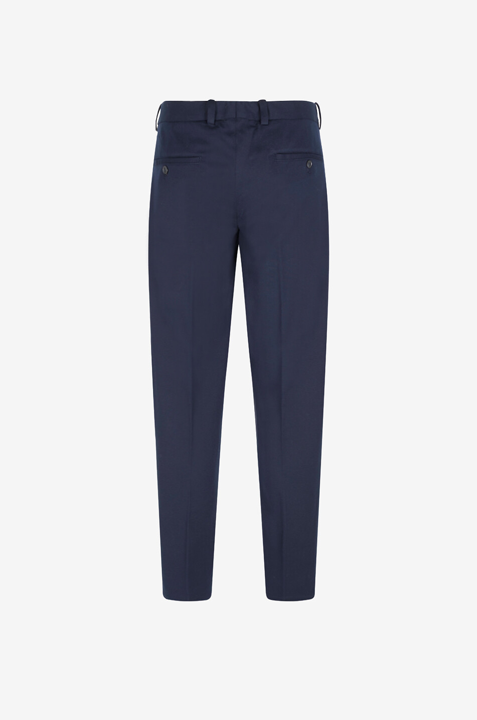 CIRCOLO 1901 Pleated straight-leg trousers in cotton jersey Men DARK BLUE 3