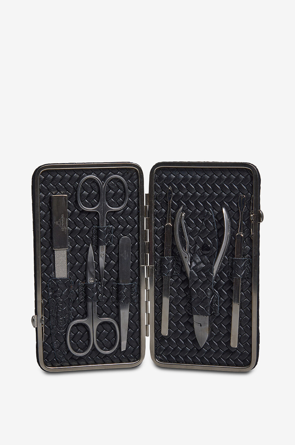 F. HAMMANN Trousse de manucure sept outils Homme NOIR 1