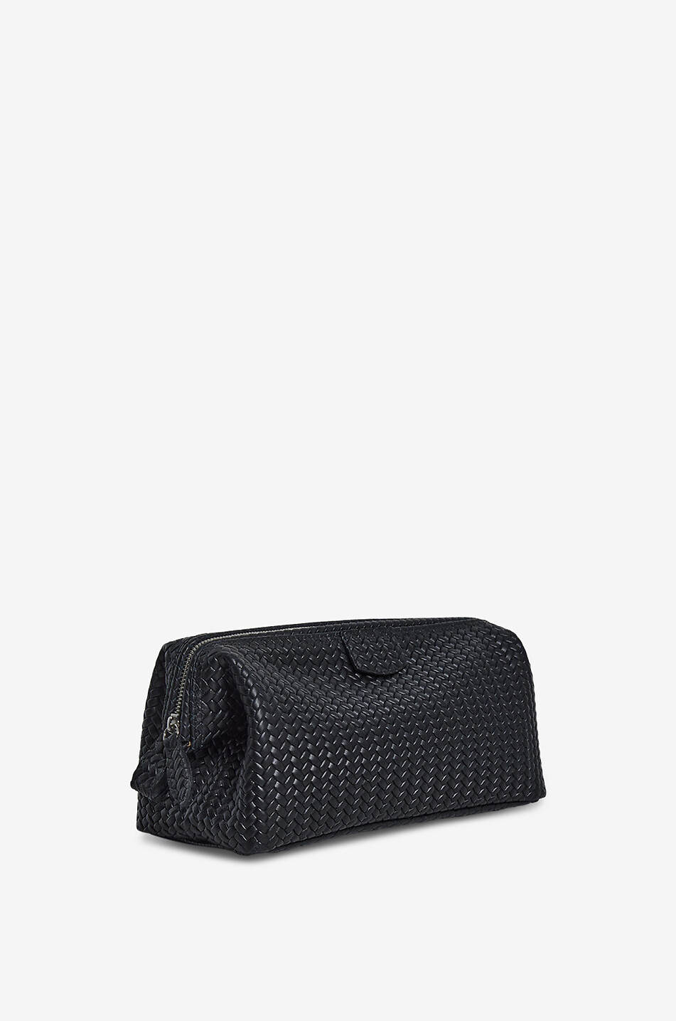 F. HAMMANN Mousetrap Flat L leather toiletry bag Men BLACK 2