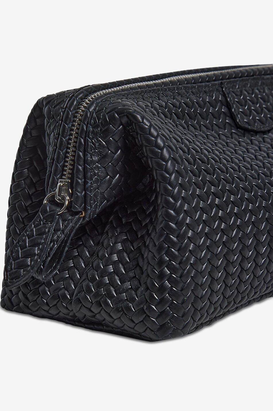 F. HAMMANN Mousetrap Flat L leather toiletry bag Men BLACK 5