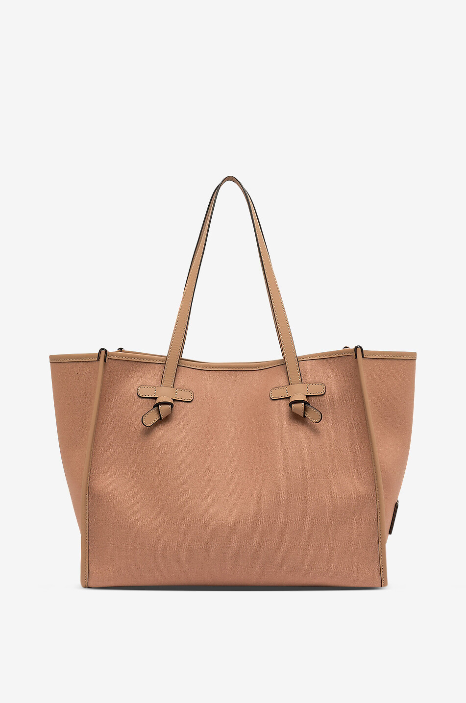 GIANNI CHIARINI Sac cabas en toile et cuir Marcella Femme ROSE CLAIR 5