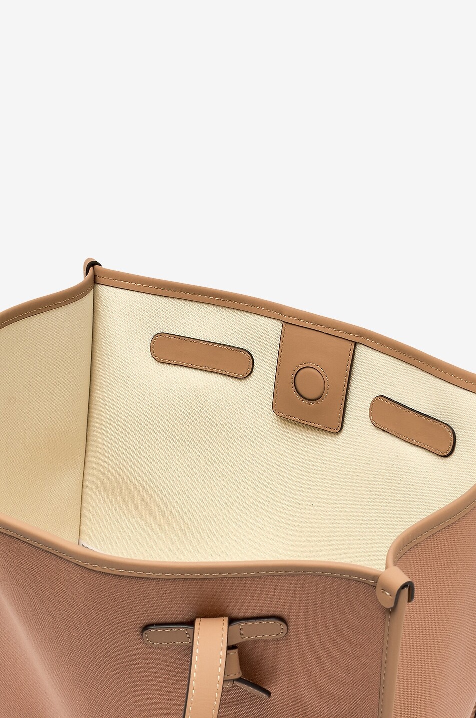 GIANNI CHIARINI Sac cabas en toile et cuir Marcella Femme ROSE CLAIR 4