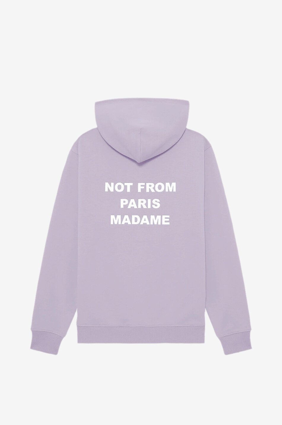 DROLE DE MONSIEUR Cotton hooded sweatshirt with kangaroo pocket Men PURPLE 2