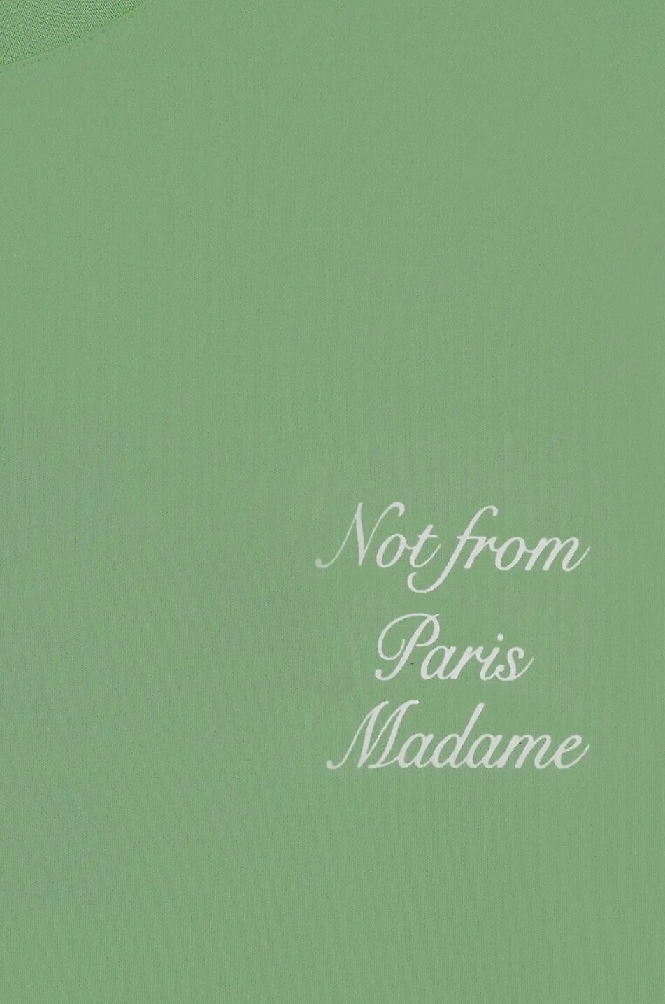 DROLE DE MONSIEUR Round-neck cotton t-shirt Men GREEN 3