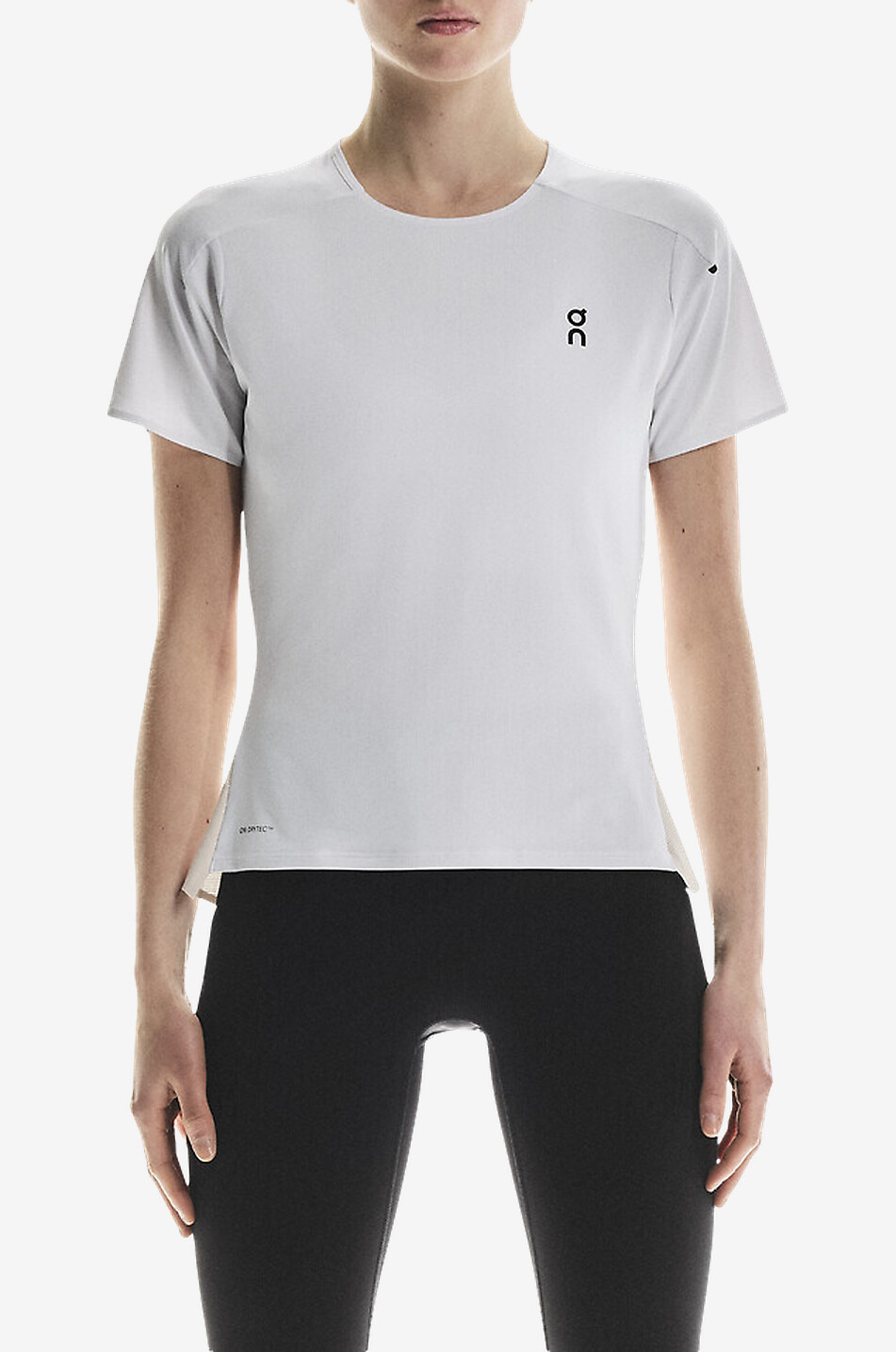 ON T-shirt à col rond en tissu technique Performance-T Femme BLANC 2