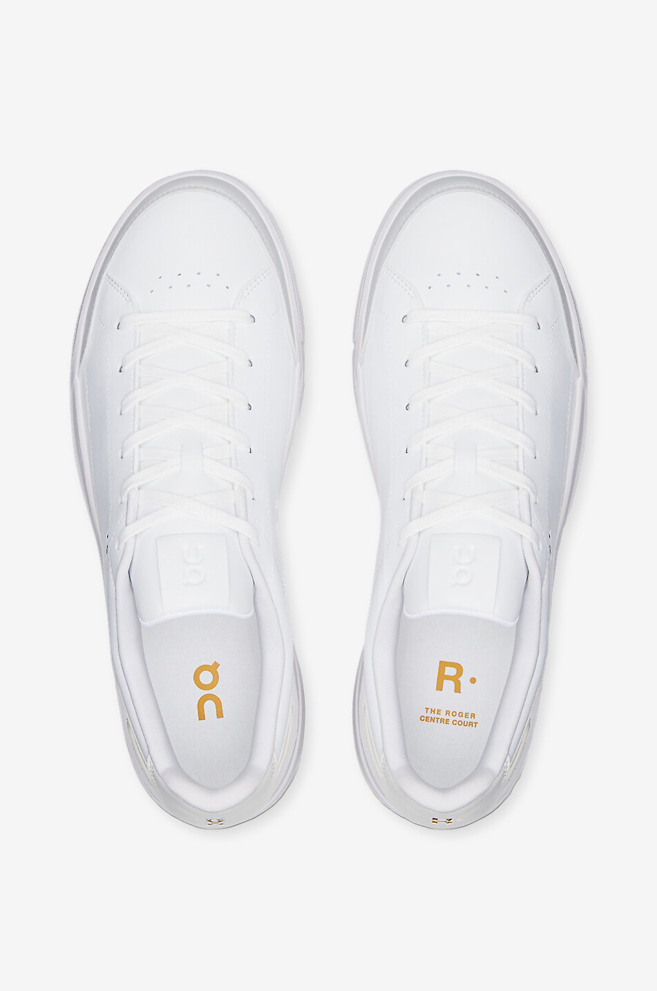 ON Baskets basses en cuir synthétique The Roger Centre Court Homme BLANC 5