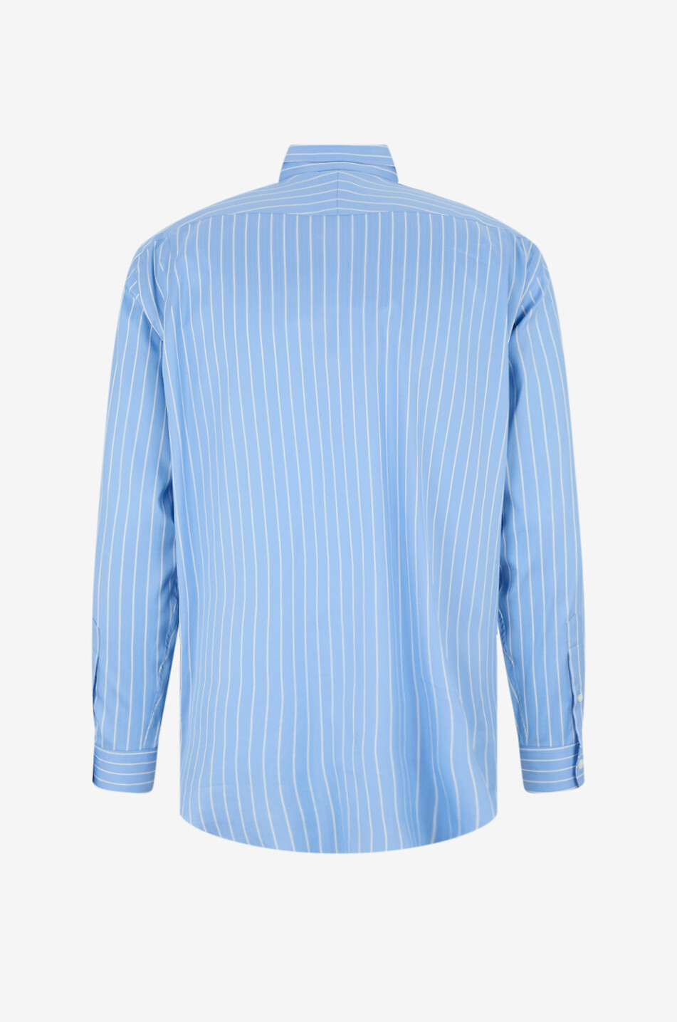 AURALEE Chemise à rayures en coton et soie Homme BLEU 2