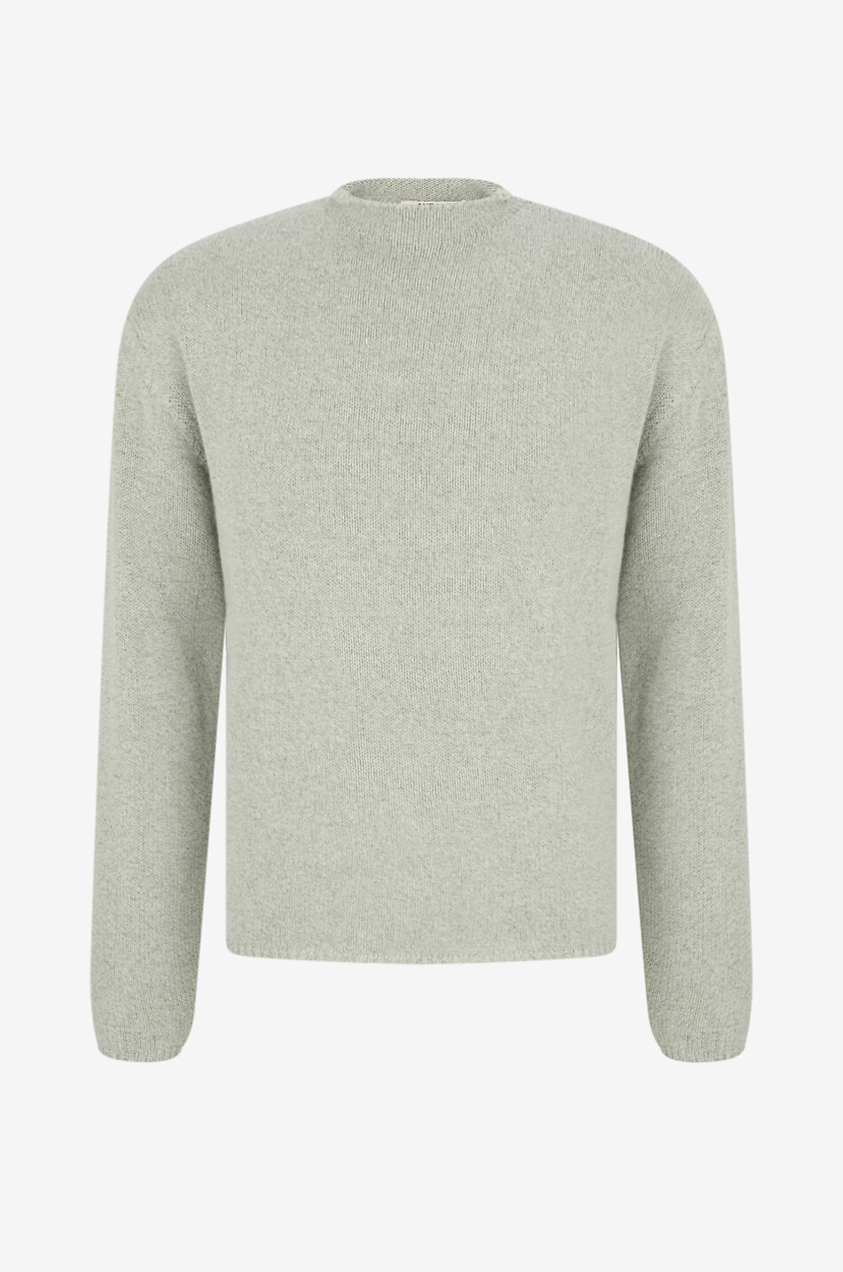 AURALEE Crewneck jumper in cashmere and silk Men GREEN 1