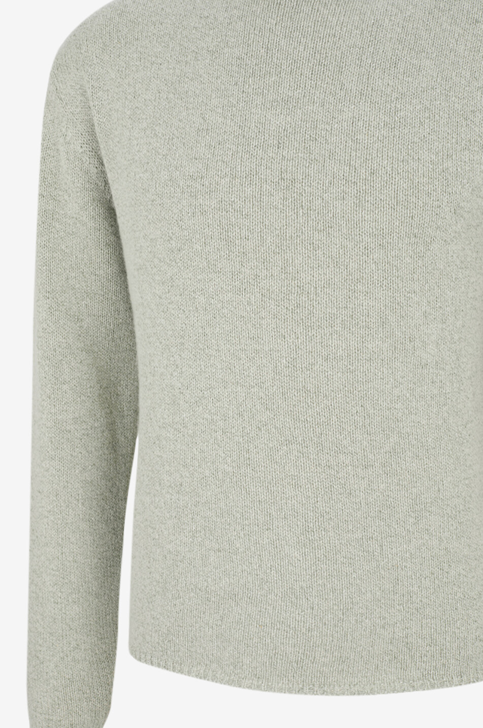 AURALEE Crewneck jumper in cashmere and silk Men GREEN 3
