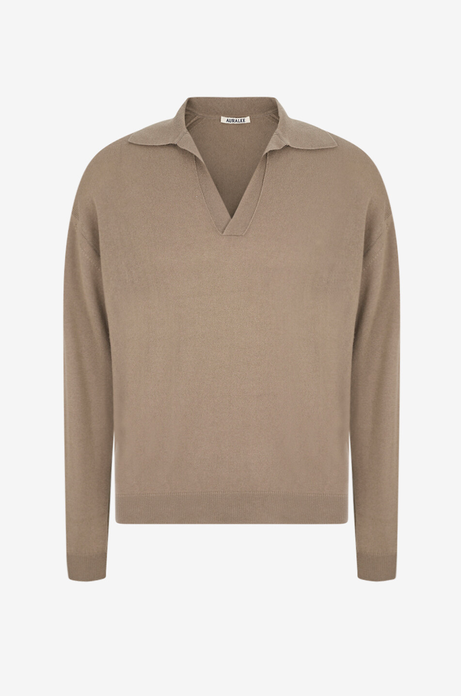 AURALEE Pollopullover aus Kaschmir und Seide Herren KHAKI 1