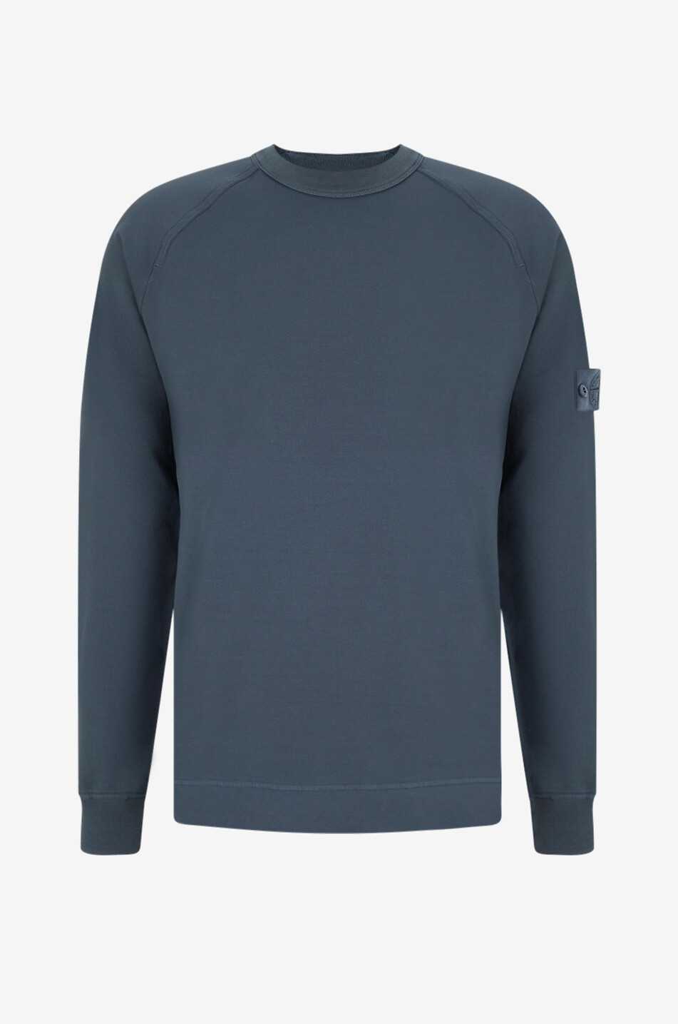 Sweatshirt mit Rundhalsausschnitt und Raglanärmeln aus Baumwolle Ghost