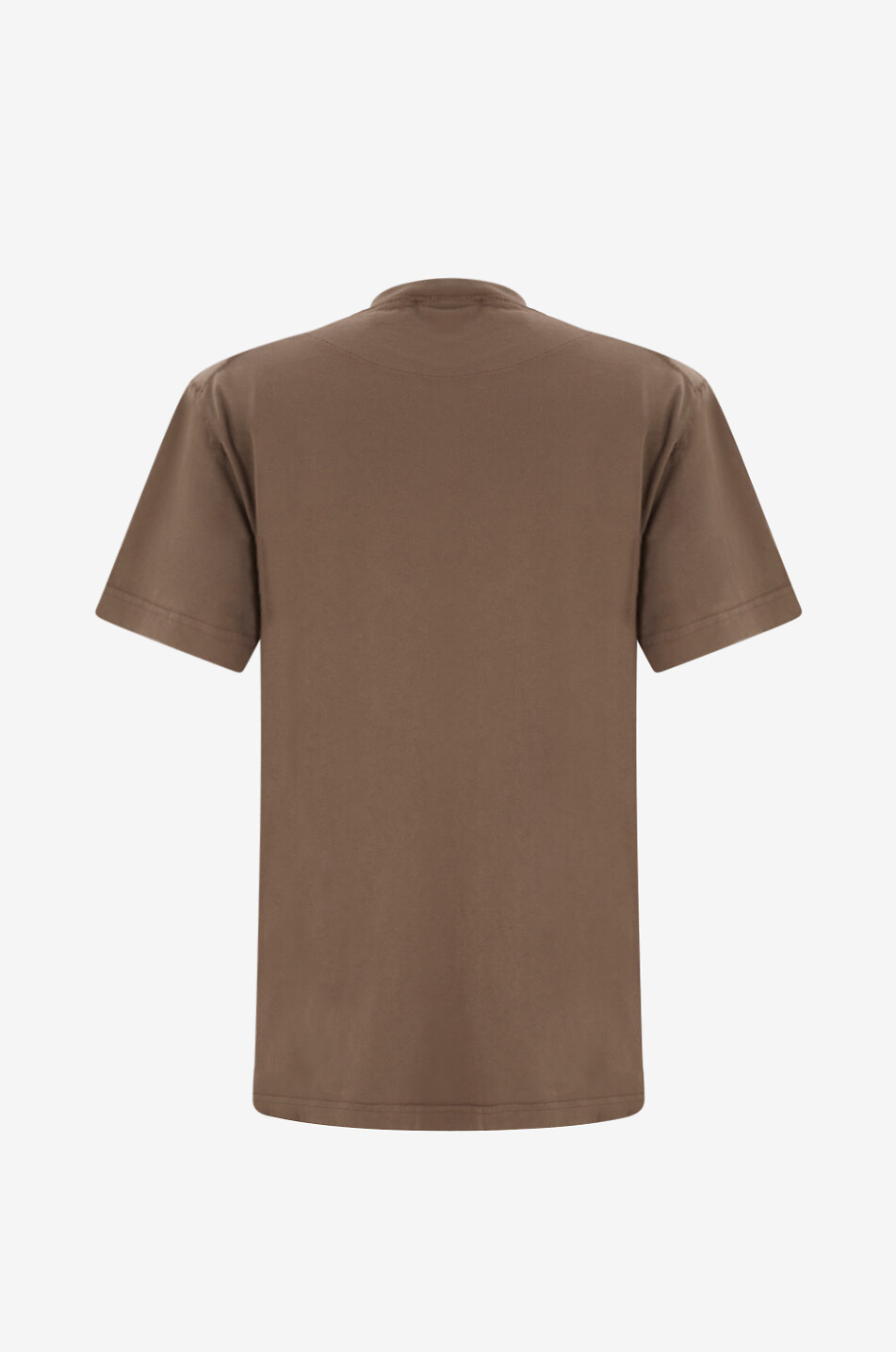 STONE ISLAND 2100026 Organic Cotton Jersey Fissato Effect short-sleeved slim fit T-shirt Men BROWN 2